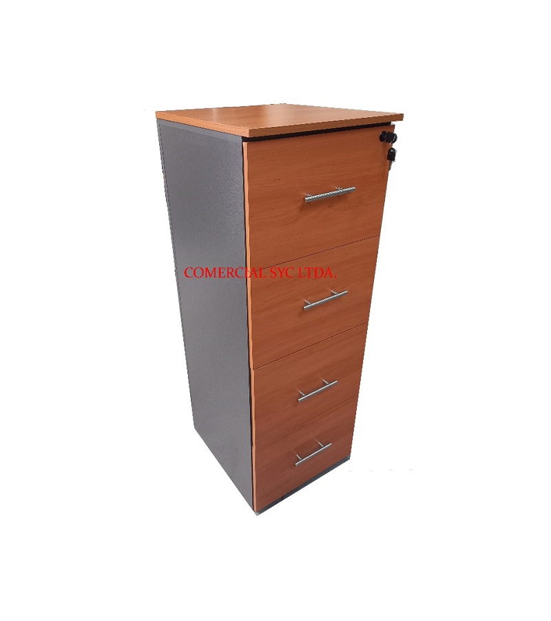 Kardex 4 cajones bicolor